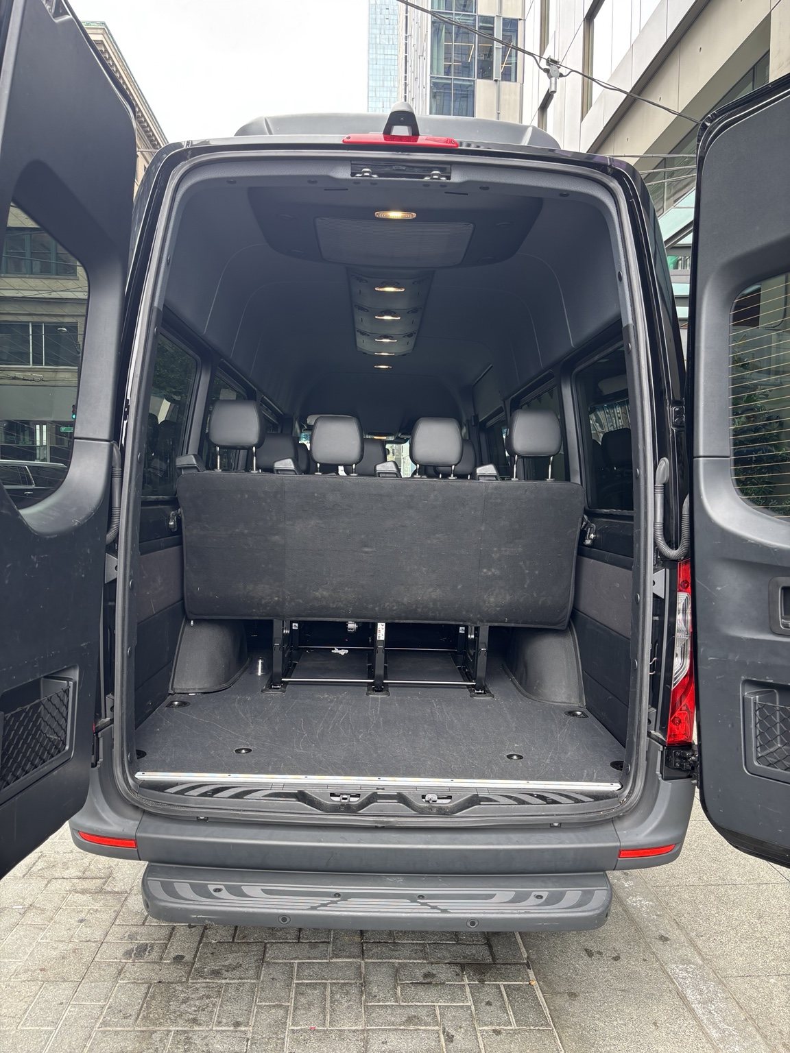 Mercedes-Benz Sprinter rear cargo area